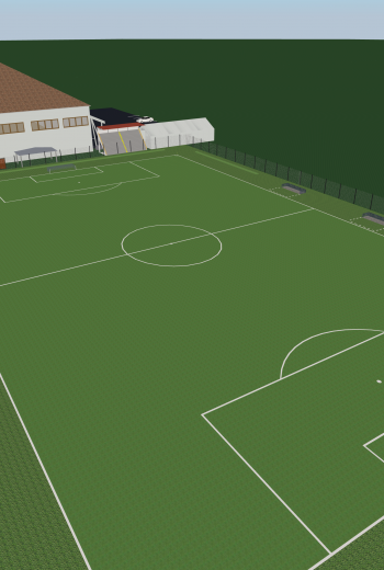 CAMPO DA CALCIO CON STRUTTURE VALLES